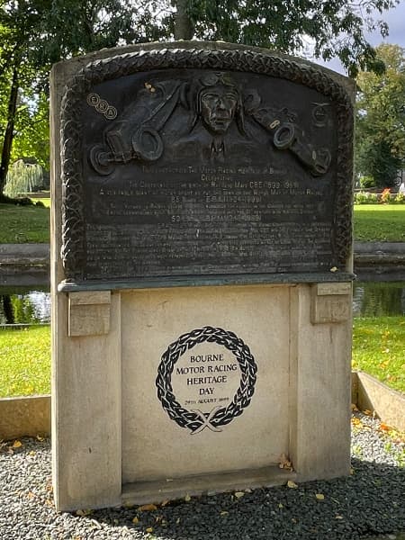 Raymond May monument in Bourne, Lincolnshire