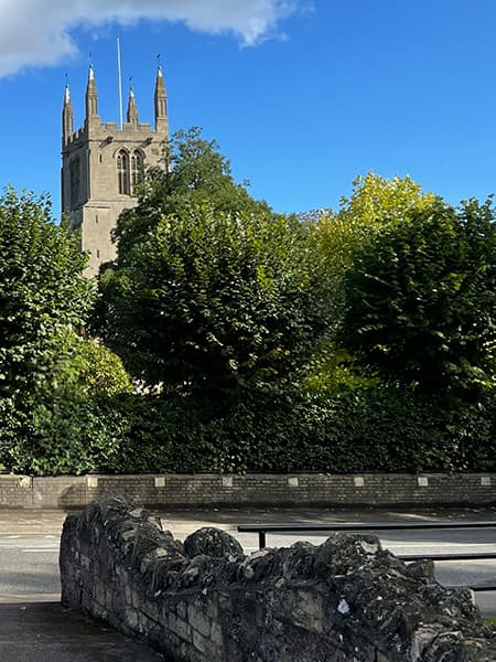 Raymond May monument in Bourne, Lincolnshire